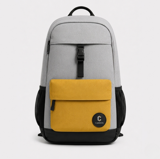 Carbon Campus Pack – Ash Grey & Mustard